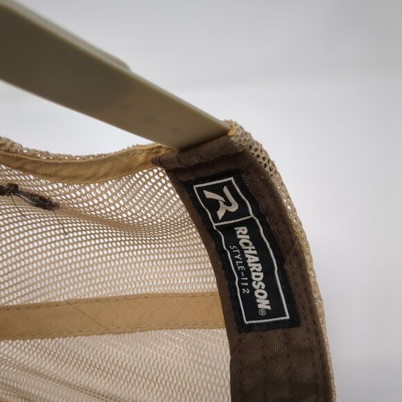 PRC Payette River Company Idaho Snapback Trucker Hat Brown OS Adjustable Mesh - Picture 8 of 9